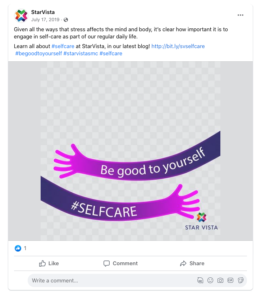 Facebook frame for a Self Care Campaign Facebook frame for a Self Care Campaign