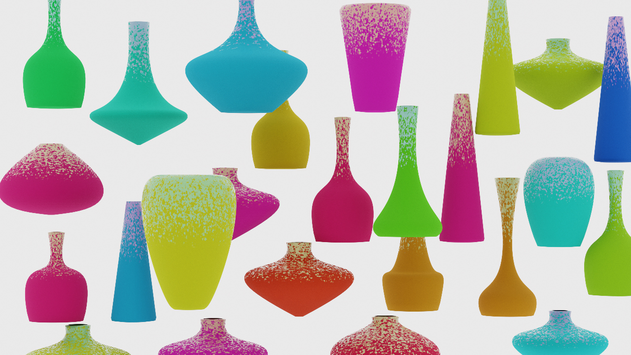 Ceramic vases