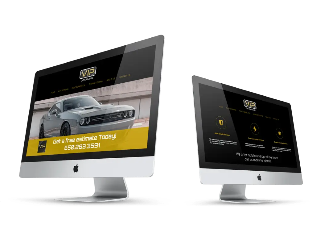 A responsive WordPress site with online booking for a detailing studio.